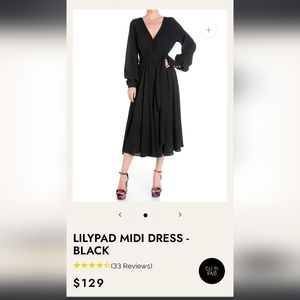 Meghan los angeles lilyPad midi dress